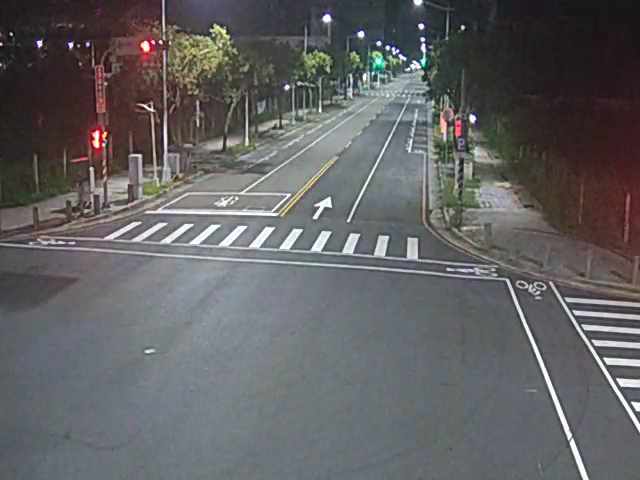 台中市道路 崇德十九路/豐樂一街(右側車流往崇德路) Chongde 19th Rd./Fengle 1st St. (Right side Traffic flow to Chongde Rd.)即時影像