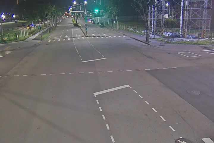 台中市道路 經貿路/經貿八路(右側車流往河南路) Jingmao Rd./Jingmao 8th Rd.(Right side Traffic flow to Henan Rd.)即時影像