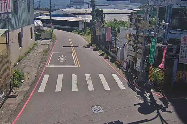 台中市道路 新社興中街/協中街,Xinshe Dist Xingzhong St./Xiezhong St.(Right side Traffic flow to Dongshi)即時影像