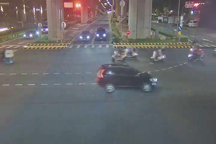 台中市道路 環中東路/中山路(右側車流往大里)Huanzhong E. Rd./Zhongshan Rd.(Right side Traffic flow to Dali.)即時影像