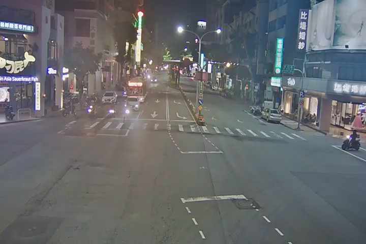 台中市道路 崇德路/漢口路(右側車流往文心路)Chongde Rd./Hankou Rd. (Right side Traffic flow to Wenxin Rd.)即時影像