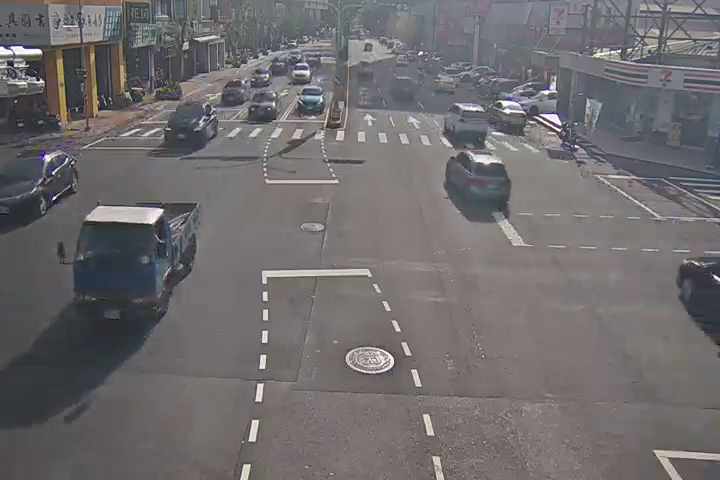 台中市道路 五權西路/東興路(右側車流往工業區)Wuquan W. Rd./Dongxing Rd.(Right side Traffic flow to industrial area)即時影像