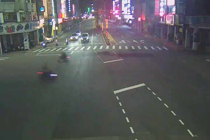 台中市道路 中清路/漢口路(右側車流往五權路),Zhongqing Rd./Hankou Rd.  (Right side Traffic flow to Wuquan Rd.)即時影像
