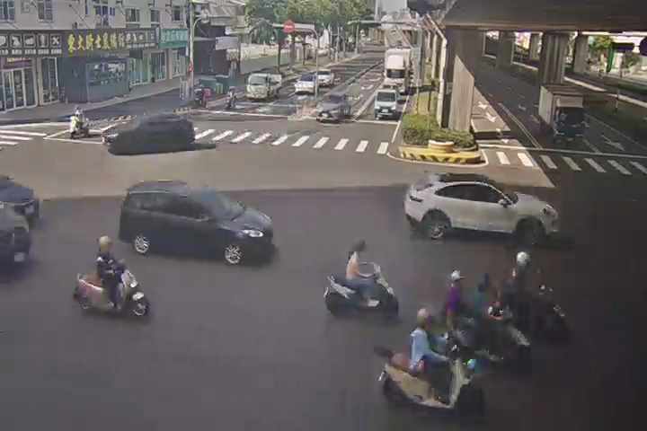 台中市道路 環中路/西屯路(車流往中清路) Huanzhong Rd./Xitun Rd. (Traffic flow to Zhongqing Rd.)即時影像