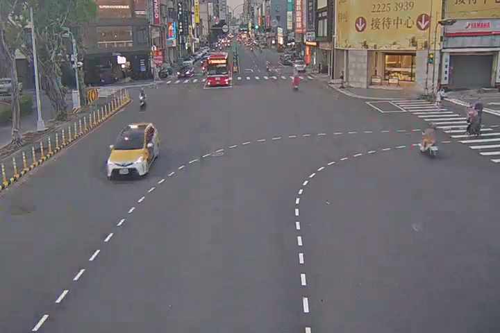台中市道路 三民路/精武路(右側車流往一中方向),Sanmin Rd./Jingwu Rd.(Right side Traffic flow to TCFSH)即時影像