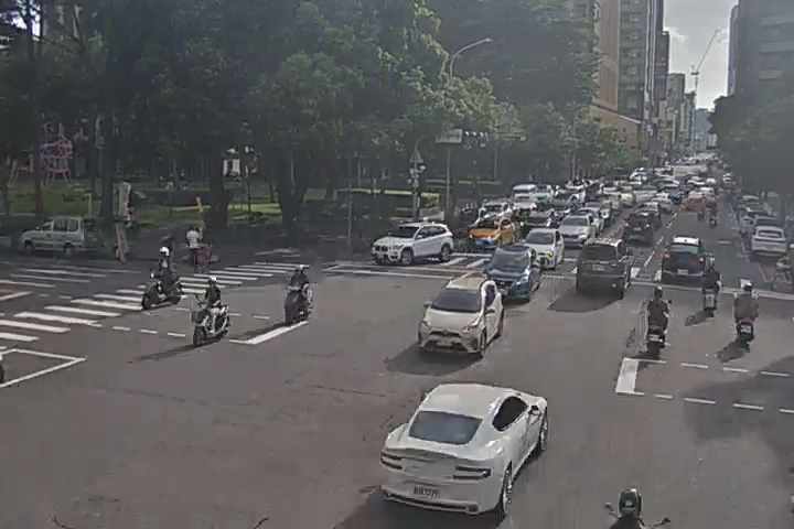 台中市道路 向上路/英才路(右側車流往忠明南路),Xiangshang Rd./Yingcai Rd. (Right side Traffic flow to Zhongming S. Rd.)即時影像