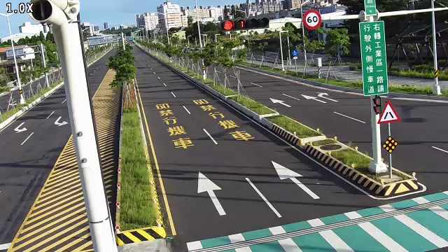 台中市道路 市政路/安和路(右側車流往工業區一路),Shizheng Rd./Anhe Rd.(Right side Traffic flow to Gongyequ 1st Rd.)即時影像