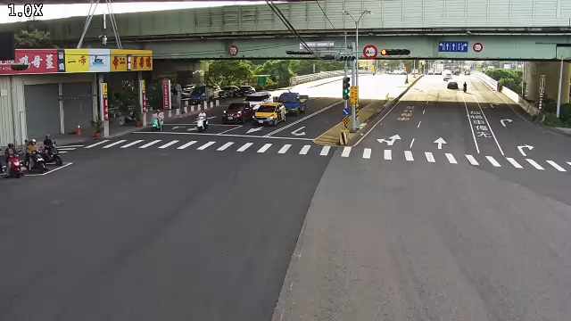 台中市道路 烏日區中山路二段/新興路(右側車流往彰化)Zhongshan Rd./Xinxing Rd.(Right side Traffic flow to  Changhua)即時影像