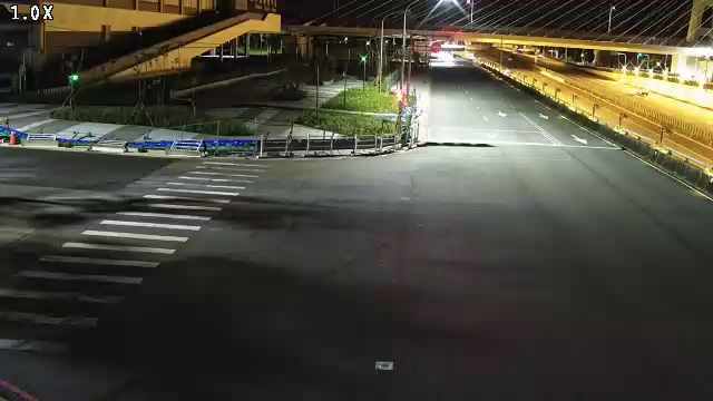 台中市道路 環中路/經貿路 (車流往中清路)Huanzhong Rd. /Jingmao Rd.( (Right side Traffic flow to ,Zhongqing Rd.)即時影像