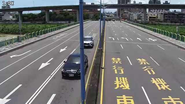 台中市道路 甲堤南路/立元一橋 (右側車流往德芳南路) Jiati S. Rd./Liyuan No.1 Bridge (Right side Traffic flow to Defang S. Rd.)即時影像