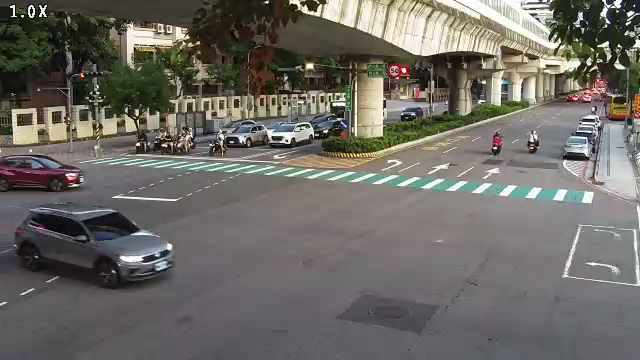 台中市道路 文心路/向上路(右側車流往五權西路)Wenxin Rd./Xiangshang Rd.(Right side Traffic flow to Wuquan W. Rd.)即時影像