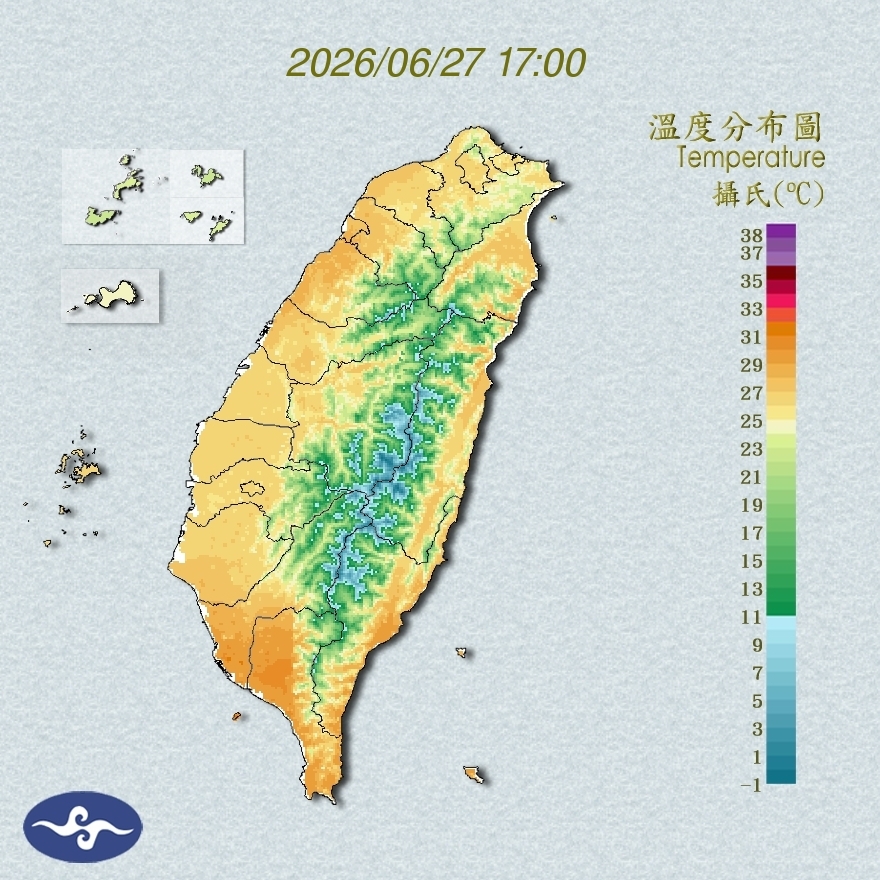 溫度分布圖