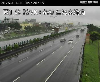 2026-08-20 09:22:00 國道1號北向327.4km=>327.4km 故障車 附近歷史影像-4