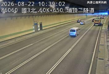 2026-08-22 10:33:00 國道3號北向60.9km=>60.9km 事故 附近歷史影像-2