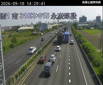 2026-09-18 14:24:00 國道1號南向318.9km=>318.9km 事故 附近歷史影像-2