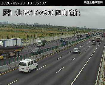 2026-09-23 10:30:00 國道1號北向351.6km=>351.6km 機車誤闖 附近歷史影像-2