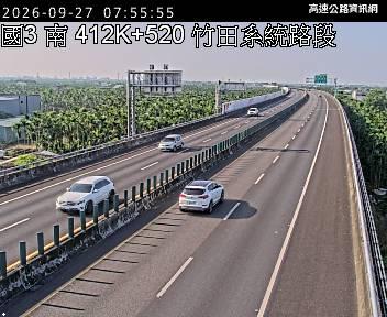 2026-09-27 07:51:00 國道3號北向412km=>412km 機車誤闖 附近歷史影像-2