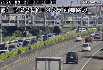 2026-09-27 09:24:00 國道1號南向232km=>232km 故障車 附近歷史影像-1